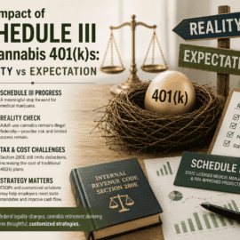 The Impact of Schedule III on Cannabis 401(k)s: Reality vs Expectation The Impact of Schedule III on Cannabis 401(k)s: Reality vs Expectation